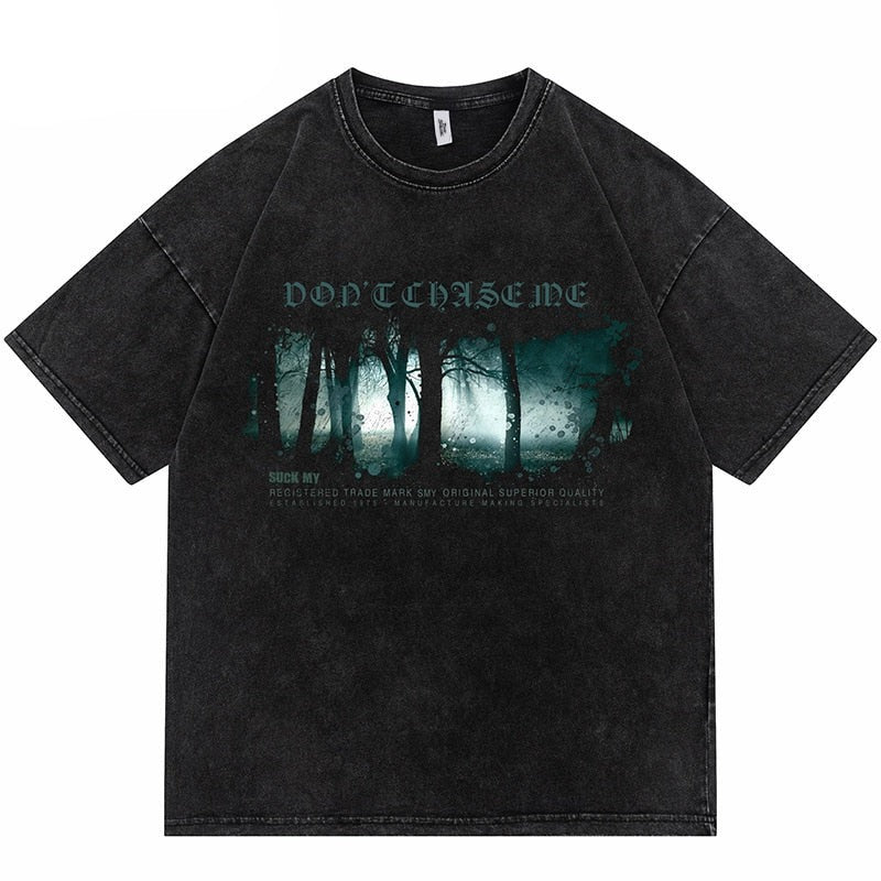 "Forbidden Forrest" Unisex Men Women Streetwear Graphic T-Shirt Daulet Apparel