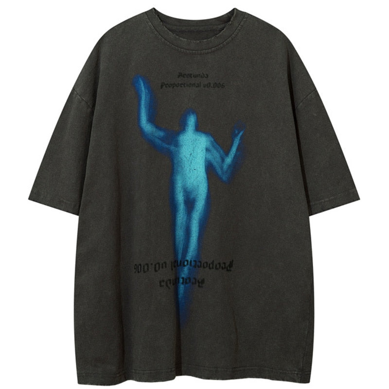 "The Climb" Unisex Men Women Streetwear Graphic T-Shirt Daulet Apparel