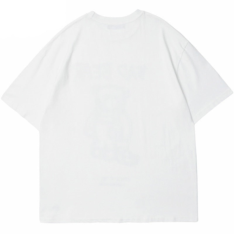 "Straight Face" Unisex Men Women Streetwear Graphic T-Shirt Daulet Apparel