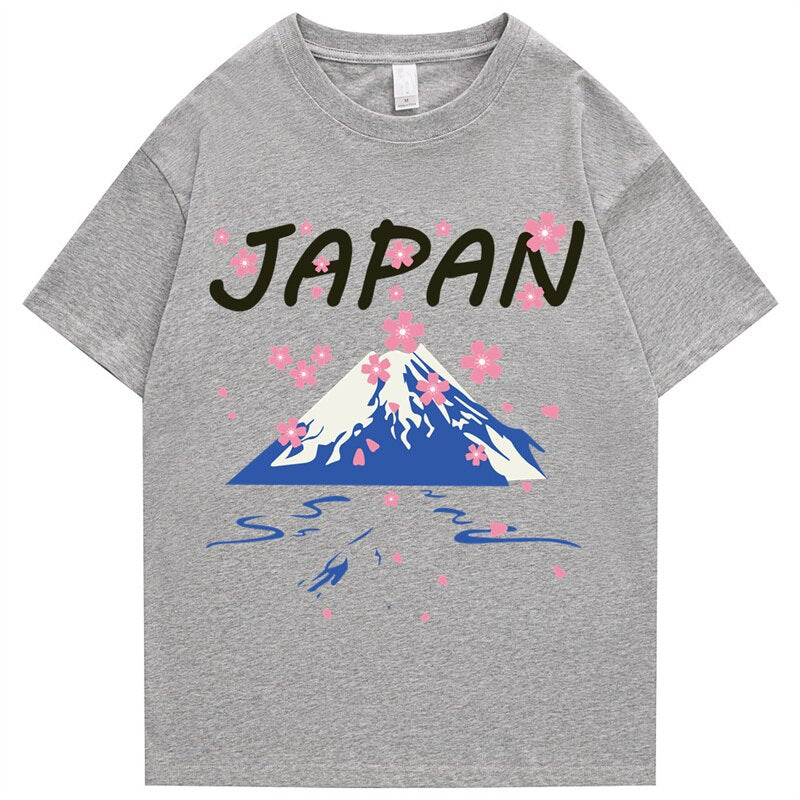 "Japan" Men Women Streetwear Unisex Graphic T-Shirt Daulet Apparel