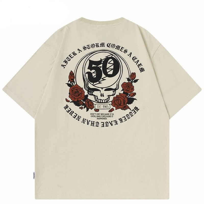 "50 Years" Men Women Unisex Streetwear Graphic T-Shirt Daulet Apparel