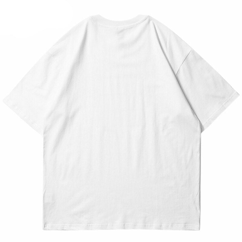 "Dark Ghost" Unisex Men Women Streetwear Graphic T-Shirt Daulet Apparel