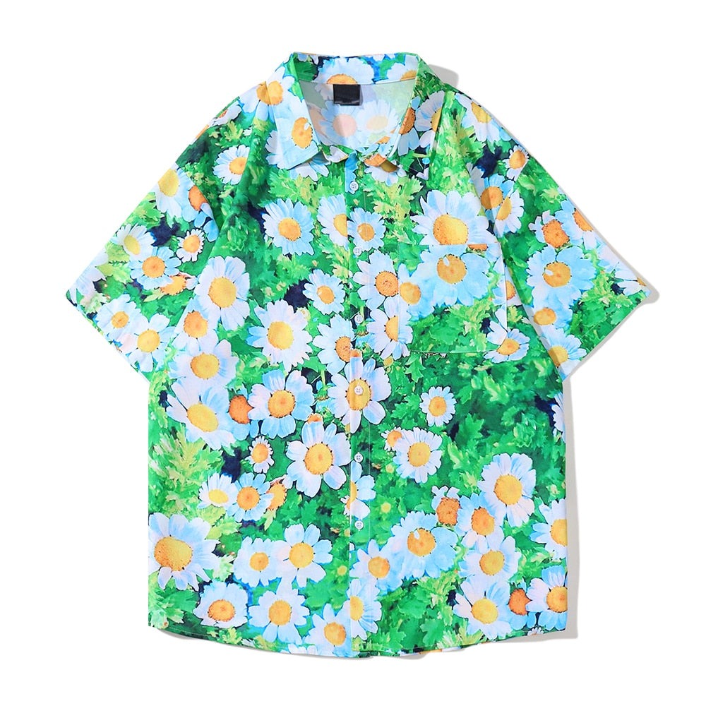 "Big Garden" Unisex Men Women Streetwear Graphic Shirt Daulet Apparel