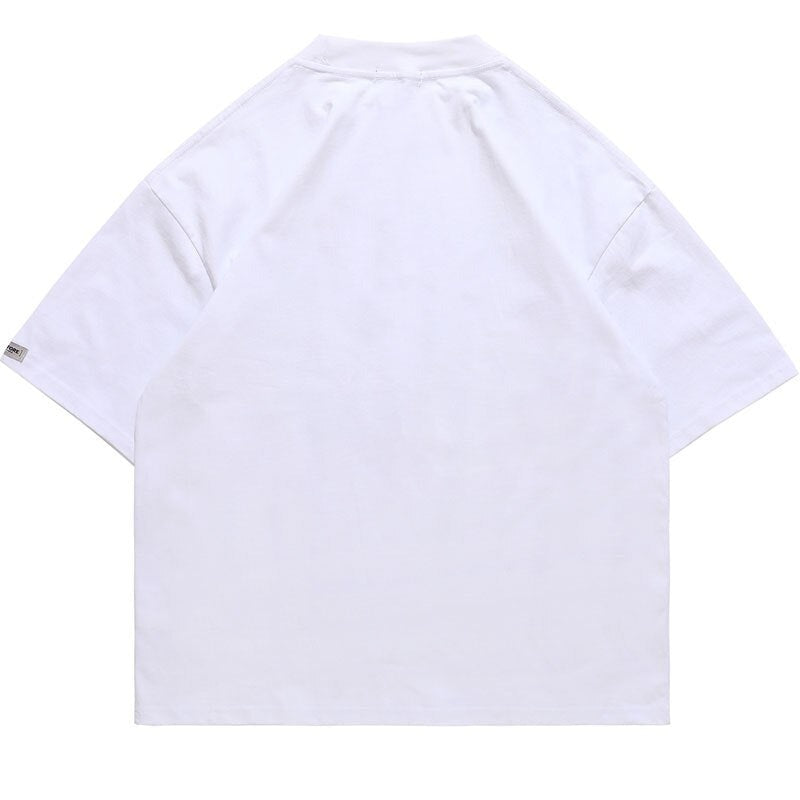 "Death Stare" Unisex Men Women Streetwear Graphic T-Shirt Daulet Apparel