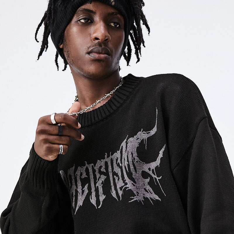 "Pacific Rising" Unisex Men Women Streetwear Graphic Sweater Daulet Apparel