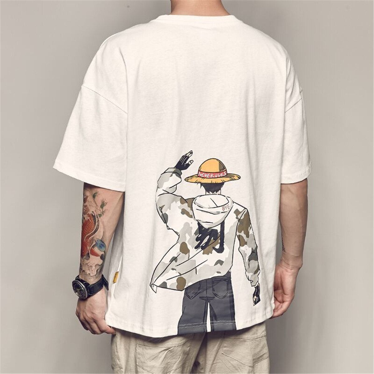 "Flight" Unisex Men Women Streetwear Graphic T-Shirt Daulet Apparel