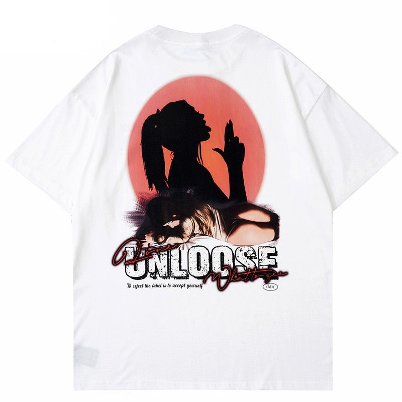 "You Loose" Unisex Men Women Streetwear Graphic T-Shirt Daulet Apparel