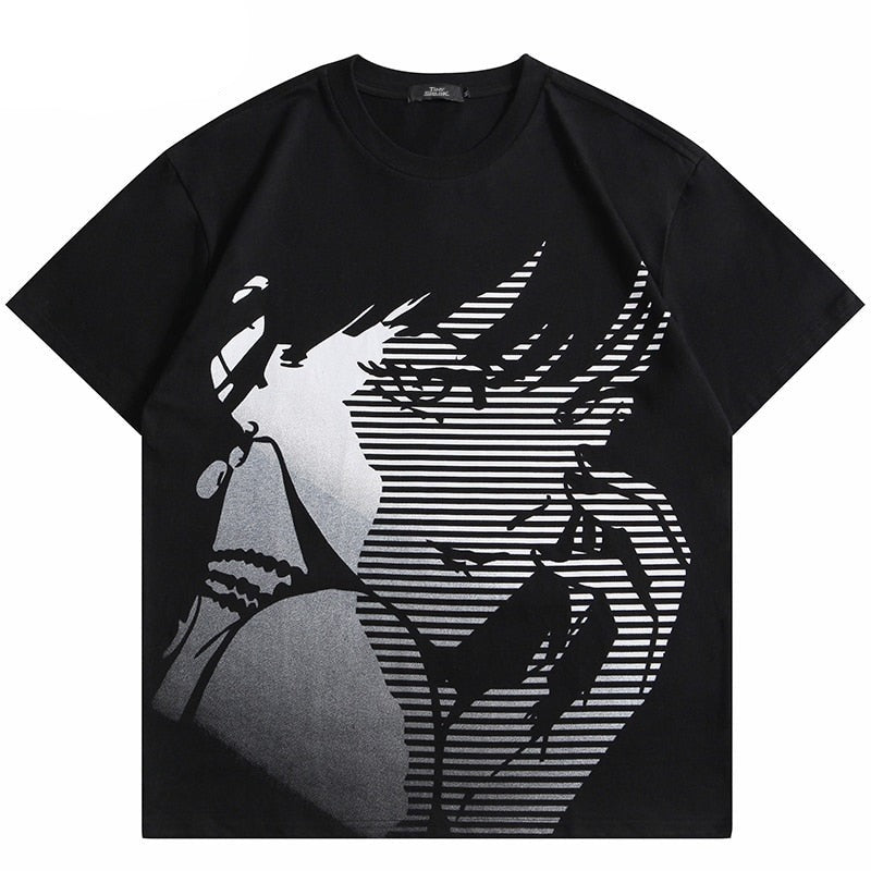"Party Time" Unisex Men Women Streetwear Graphic T-Shirt Daulet Apparel