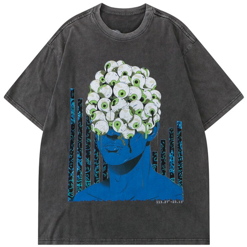 "Small Brains" Unisex Men Women Streetwear Graphic T-Shirt Daulet Apparel