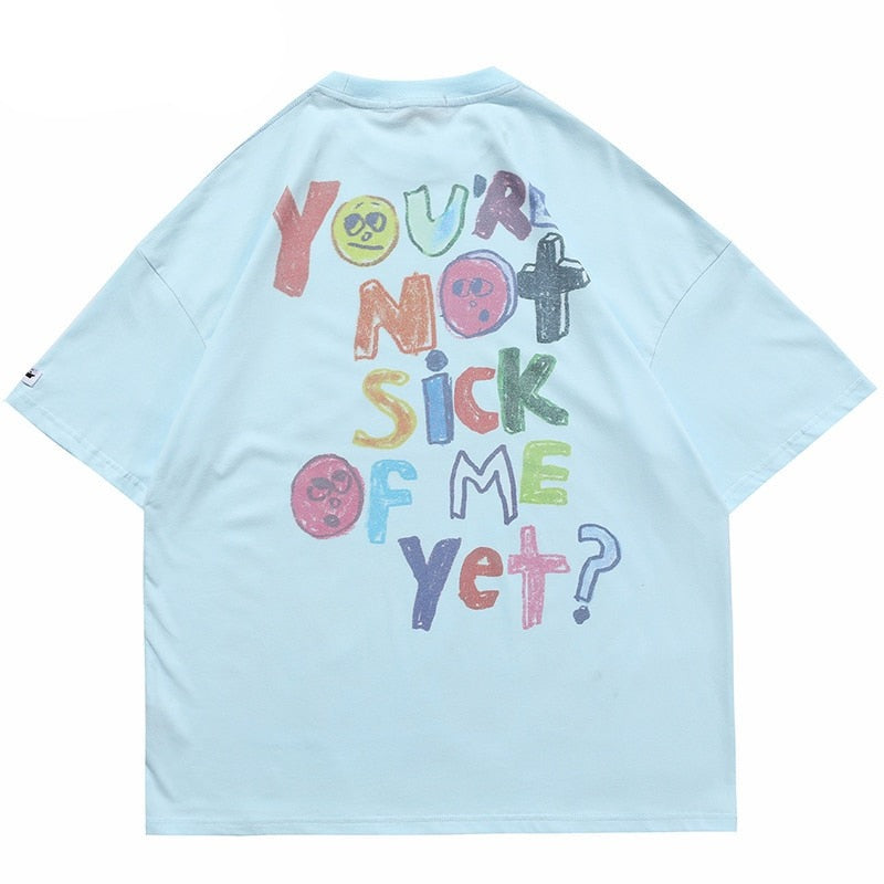 "No More Hope" Unisex Men Women Streetwear Graphic T-Shirt Daulet Apparel