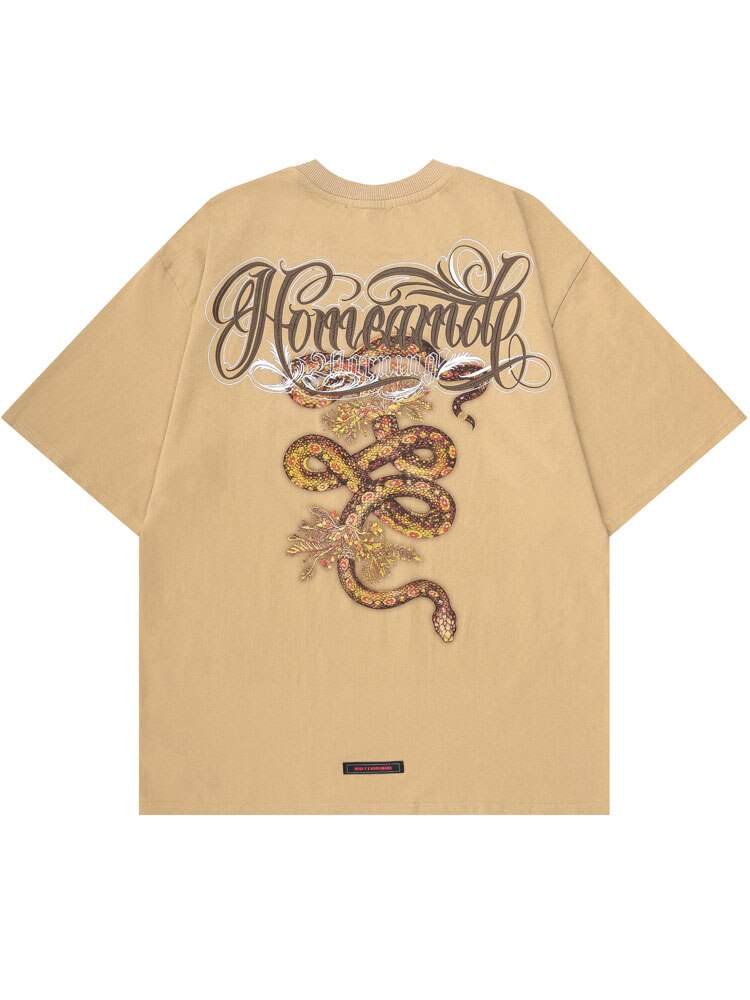 "Jungle Fever" Unisex Men Women Streetwear Graphic T-Shirt Daulet Apparel