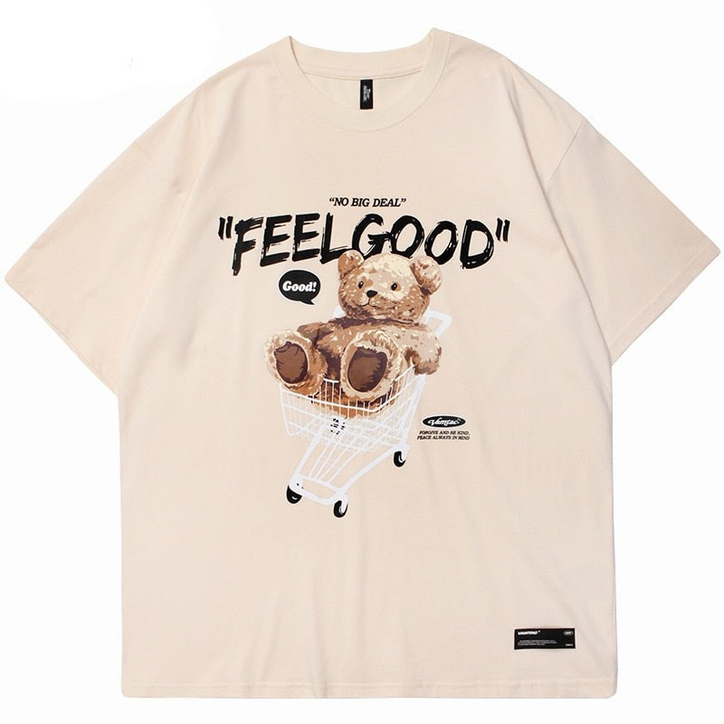 "Feel Good" Unisex Men Women Streetwear Graphic T-Shirt Daulet Apparel