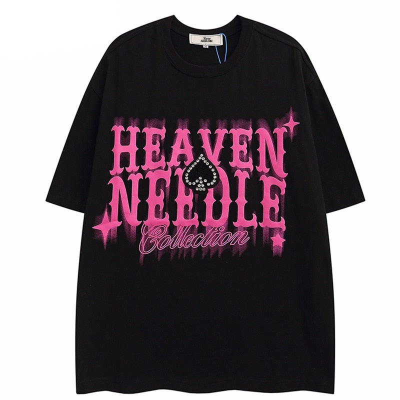 "Heaven Knows" Unisex Men Women Streetwear Graphic T-Shirt Daulet Apparel