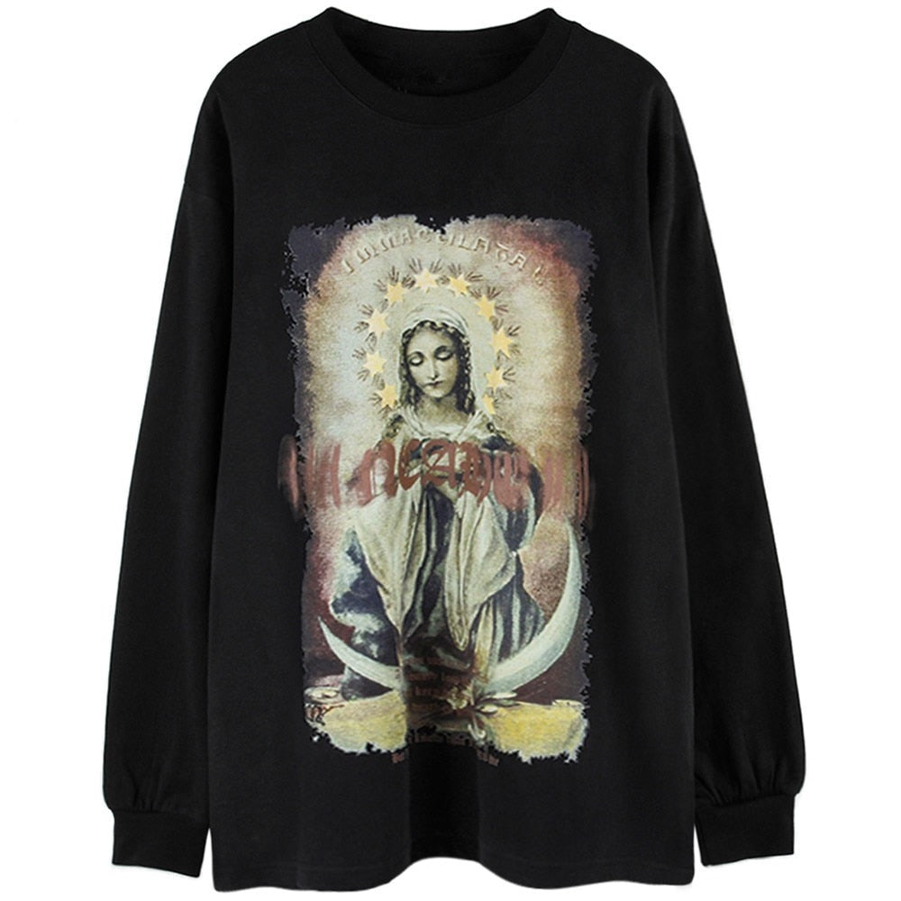 "Pray For Em" Unisex Men Women Graphic Streetwear Sweatshirt Daulet Apparel