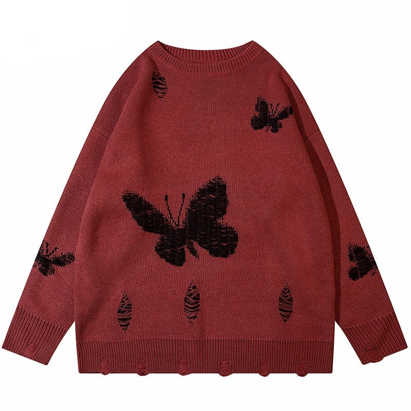 "Red Pill" Unisex Men Women Streetwear Graphic Sweater Daulet Apparel