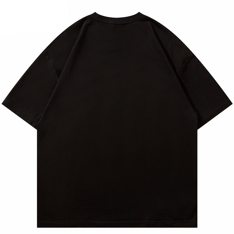 "Plaid Spade" Unisex Men Women Streetwear Graphic T-Shirt Daulet Apparel