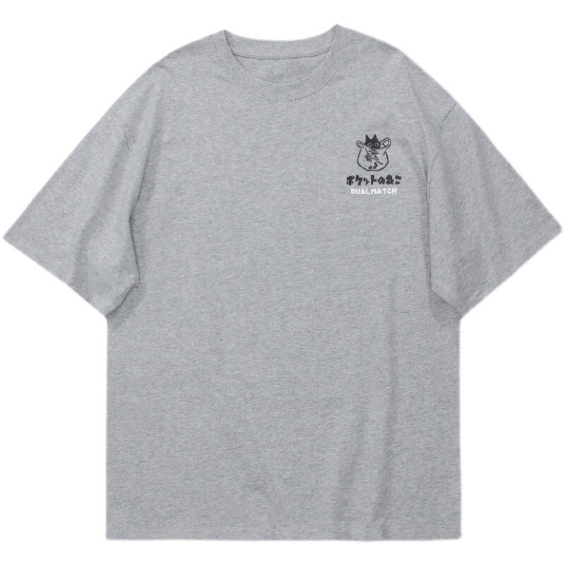 "Dual Match" Unisex Men Women Streetwear Graphic T-Shirt Daulet Apparel