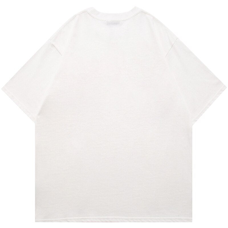"Ghost Face" Unisex Men Women Streetwear Graphic T-Shirt Daulet Apparel