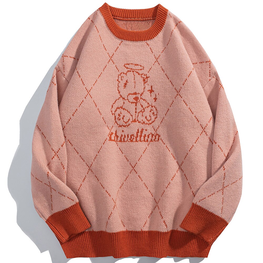 "Angel Times" Unisex Men Women Streetwear Graphic Sweater Daulet Apparel