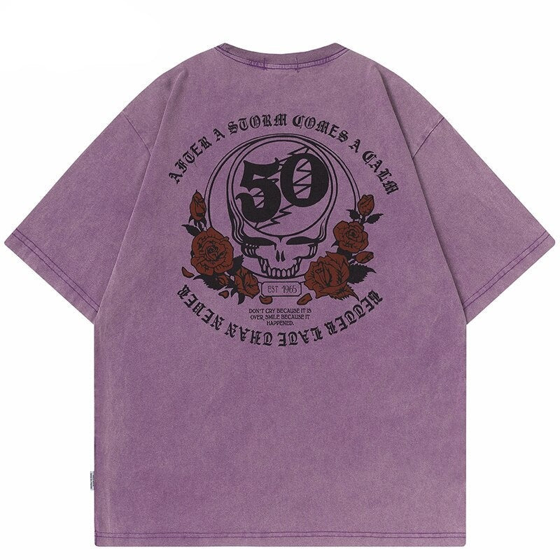 "50 Years" Men Women Unisex Streetwear Graphic T-Shirt Daulet Apparel