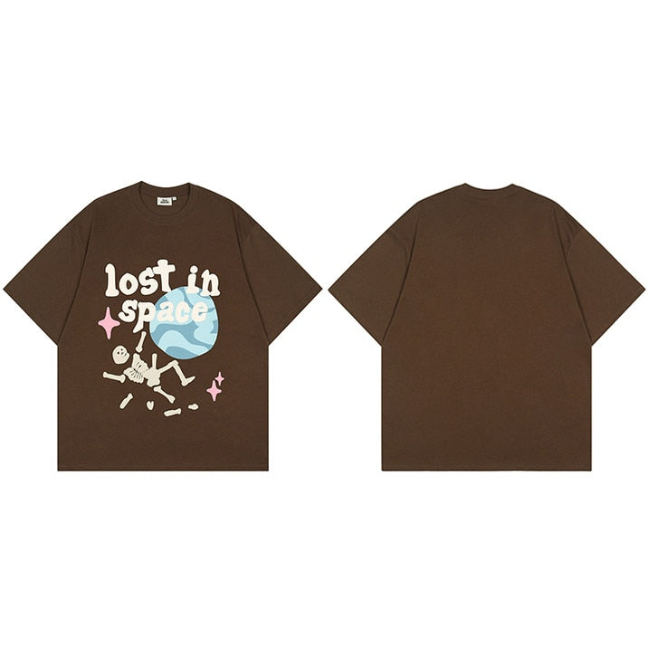 "Lost In Space" Unisex Graphic T-Shirt Daulet Apparel