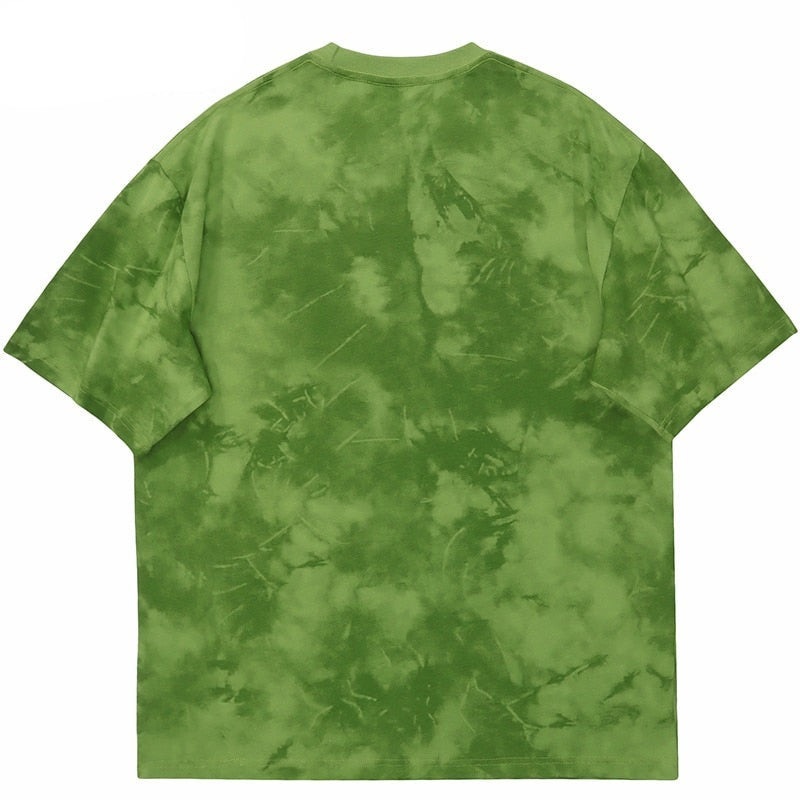 "Tie Dye" Unisex Men Women Streetwear Graphic T-Shirt Daulet Apparel