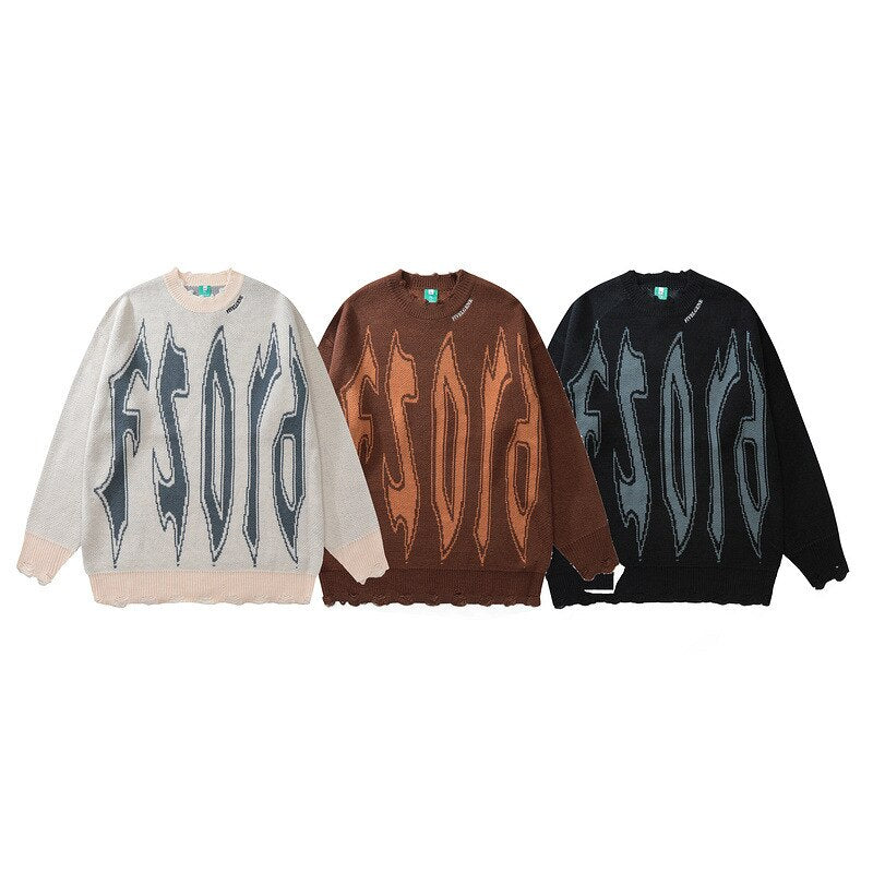 "Lost Cause" Unisex Men Women Streetwear Graphic Sweater Daulet Apparel