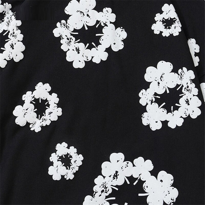 White Flowers Unisex Men Women Streetwear Graphic white-flowers-unisex-men-women-streetwear-graphic