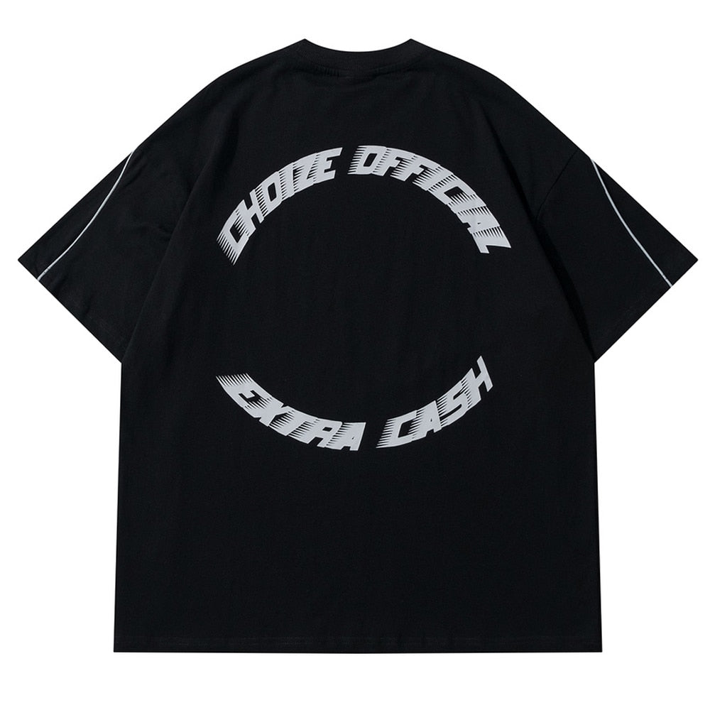 "Extra Cash" Unisex Men Women Streetwear Graphic Jersey Shirt Daulet Apparel