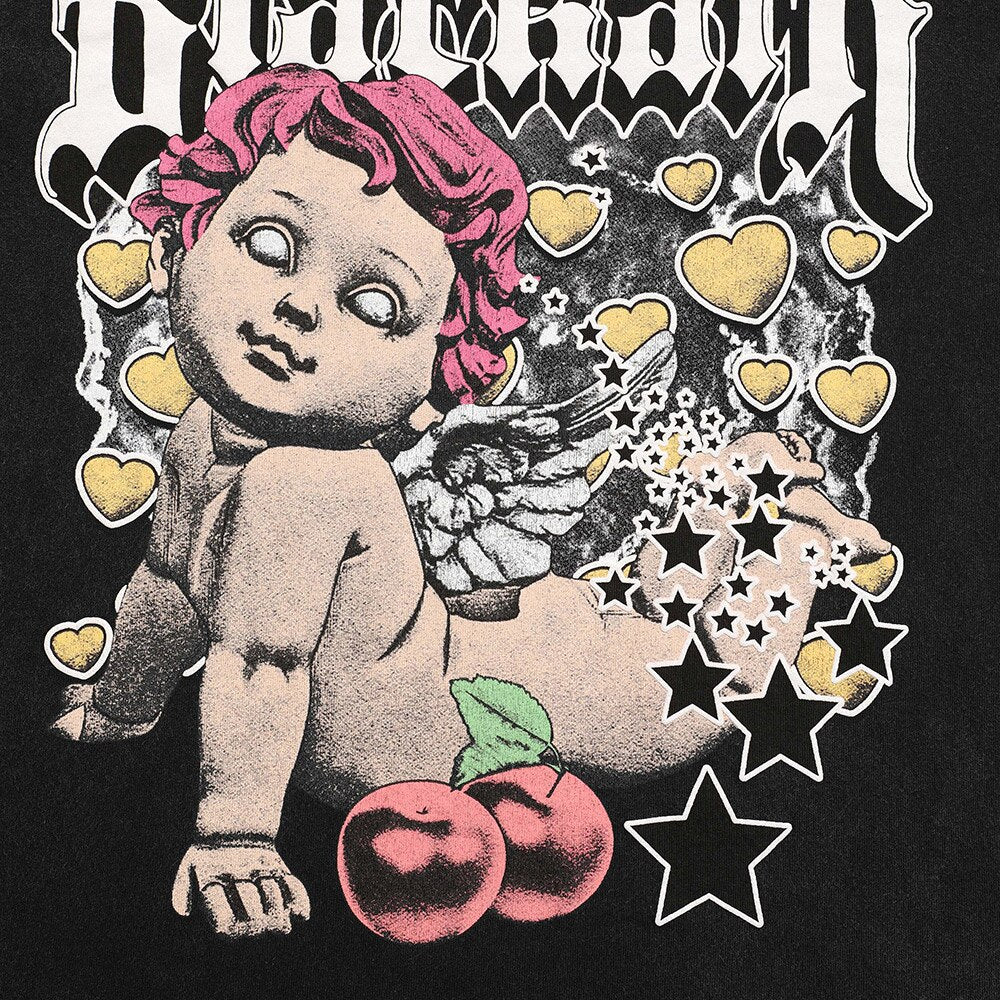 "Rain Fall" Unisex Men Women Streetwear Graphic Sweatshirt Daulet Apparel