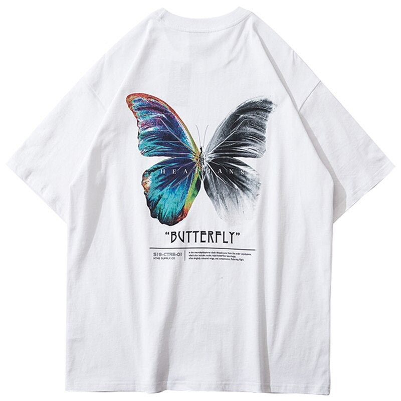 "Left Wing" Unisex Men Women Streetwear Graphic T-Shirt Daulet Apparel