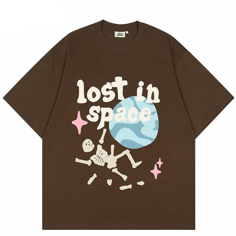 "Lost In Space" Unisex Graphic T-Shirt Daulet Apparel