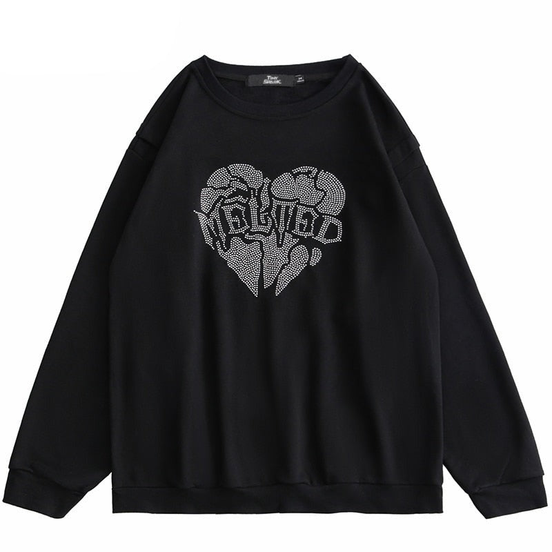 "Melted Away" Unisex Men Women Streetwear Graphic Sweater Daulet Apparel