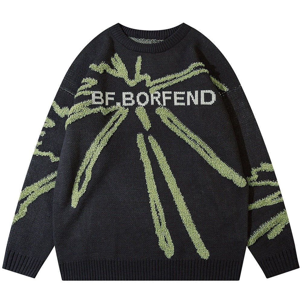 "Bored" Unisex Men Women Streetwear Graphic Sweater Daulet Apparel