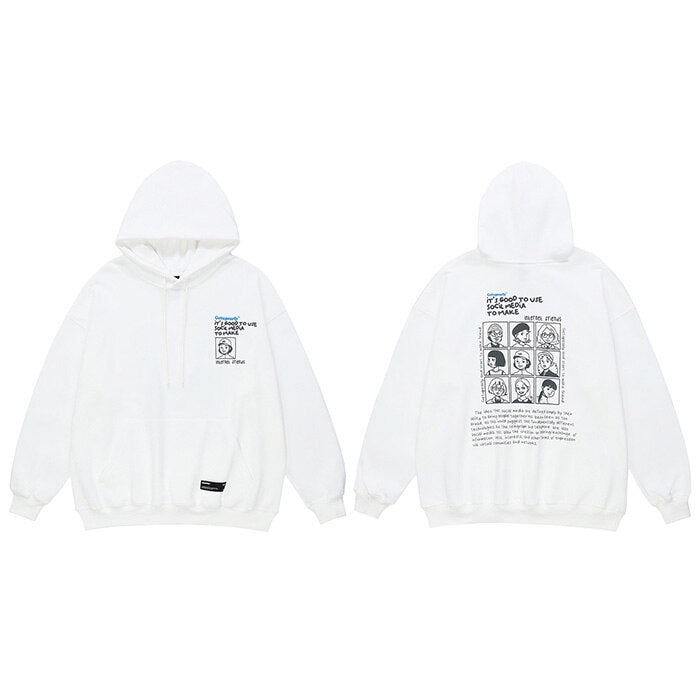 "Cold Calling" Unisex Men Women Streetwear Graphic Hoodie Daulet Apparel