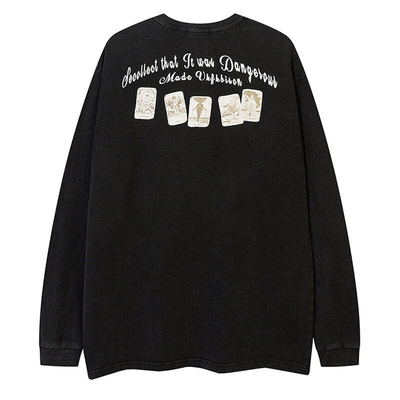 "Open Mouth" Unisex Men Women Streetwear Graphic Sweater Daulet Apparel