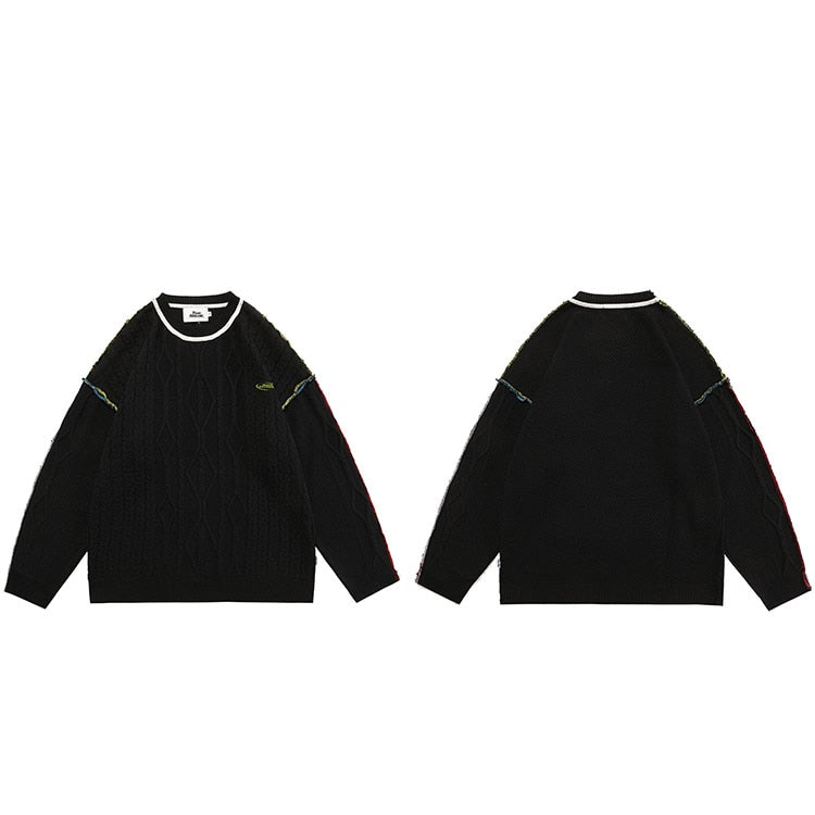 "Black Valentine" Unisex Men Women Streetwear Graphic Sweater Daulet Apparel