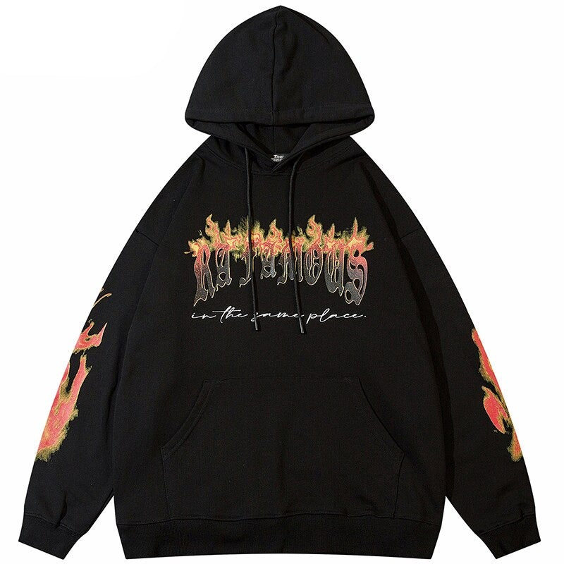 "Righteous" Unisex Men Women Streetwear Graphic Hoodie Daulet Apparel