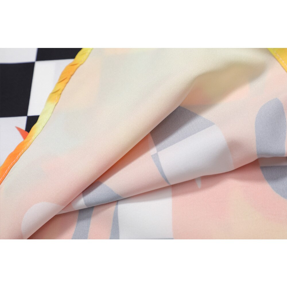 "Plaid Flame" Unisex Men Women Streetwear Graphic Button Shirt Daulet Apparel