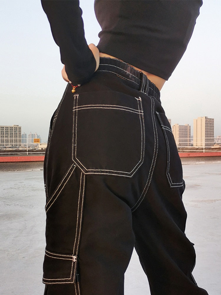 "Patched" Unisex Men Women Streetwear Denim Pants Daulet Apparel