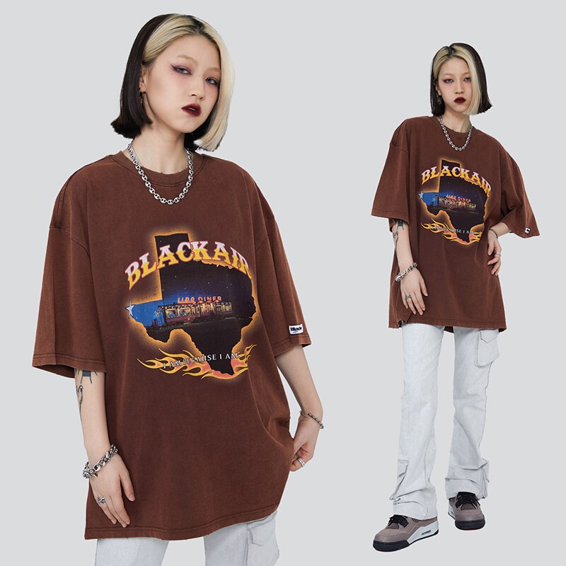 "Plated Gold" Unisex Men Women Streetwear Graphic T-Shirt Daulet Apparel