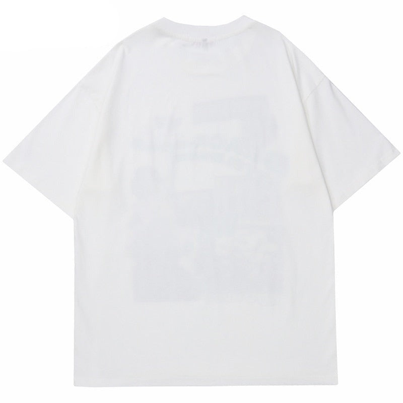 "Television" Unisex Men Women Streetwear Graphic T-Shirt Daulet Apparel