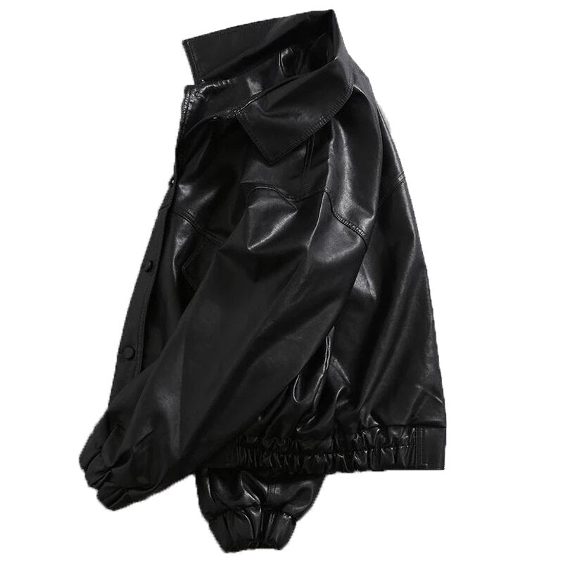 "Dark Magic" Unisex Men Women Streetwear Leather Jacket Daulet Apparel