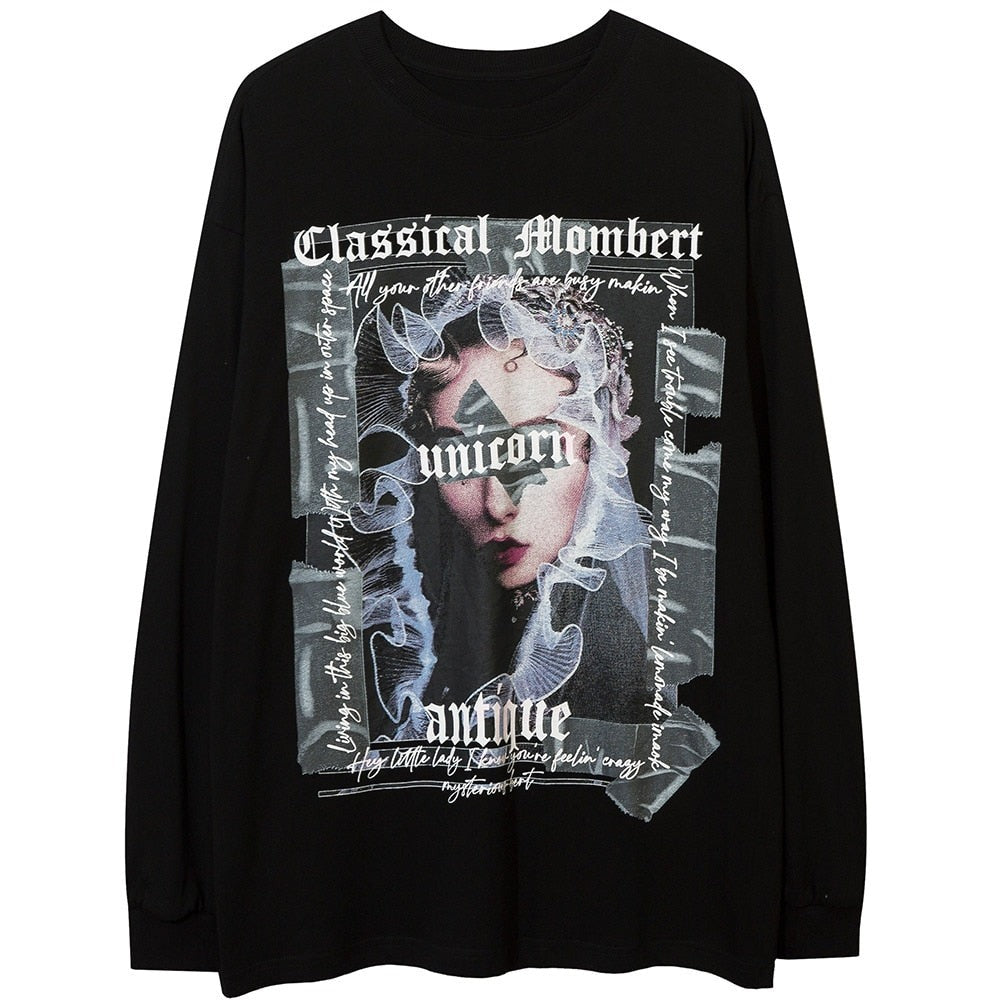"Instant Classic" Unisex Men Women Streetwear Graphic Sweatshirt Daulet Apparel