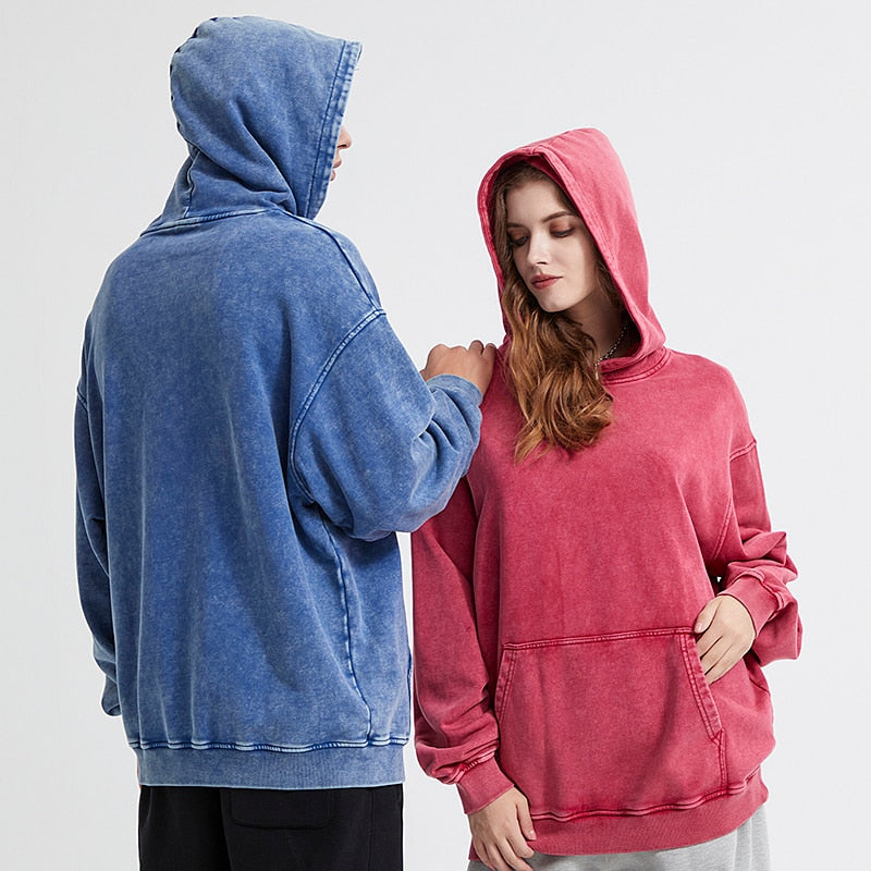 "Washed Away" Unisex Men Women Streetwear Graphic Hoodie Daulet Apparel