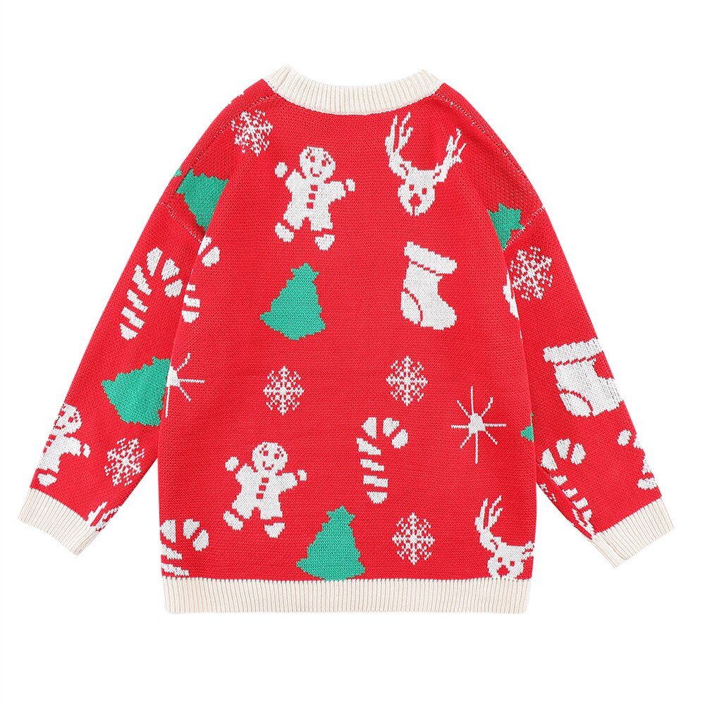 "Merry Christmas" Unisex Men Women Streetwear Graphic Sweater Daulet Apparel