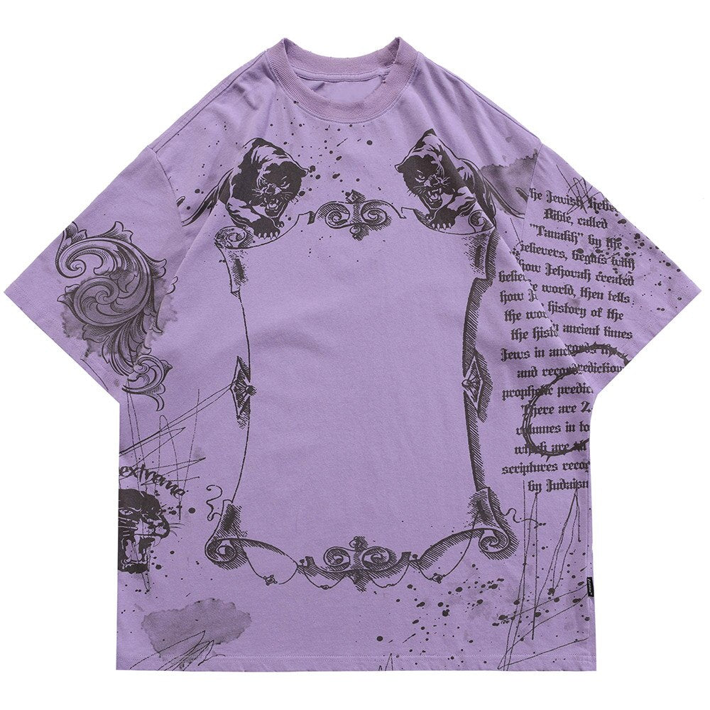 "Throne" Unisex Men Women Streetwear Graphic T-Shirt Daulet Apparel