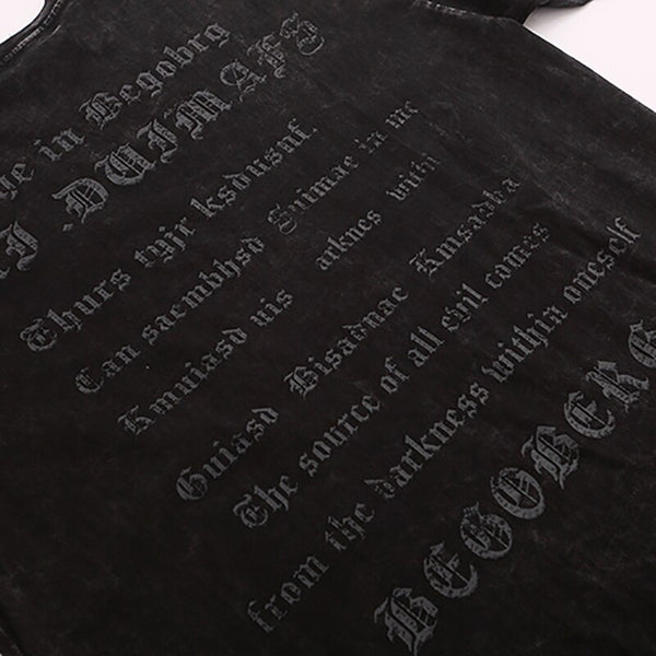 Writing on Stone Black and White New T-shirt for Men/Large Size main image 0