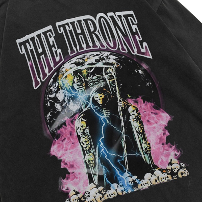 "The Throne" Unisex Men Women Streetwear Graphic Sweatshirt Daulet Apparel