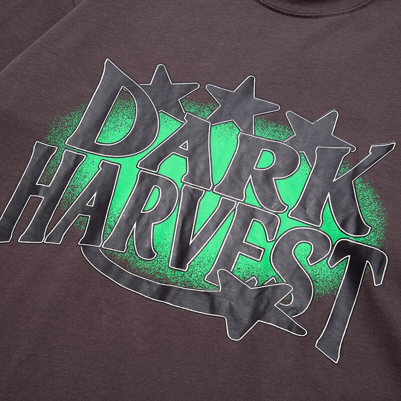 "Dark Harvest" Unisex Men Women Streetwear Graphic T-Shirt Daulet Apparel